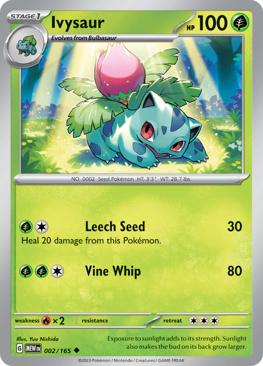Ivysaur - 002/165 - Uncommon (Español)