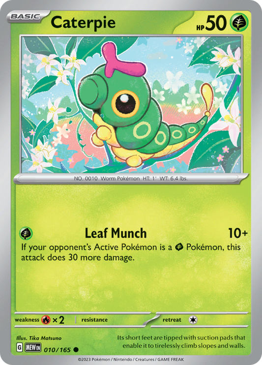 Caterpie - 010/165 - Common (Español)