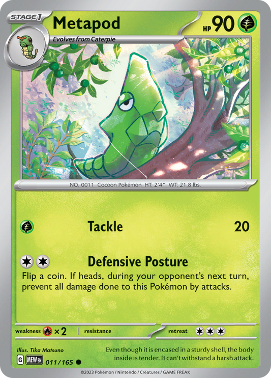 Metapod - 011/165 - Common