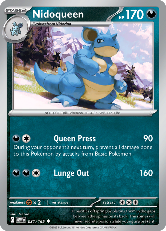 Nidoqueen - 031/165 - Uncommon (Español)