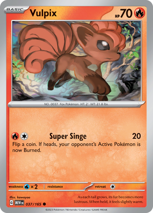 Vulpix - 037/165 - Common (Español)