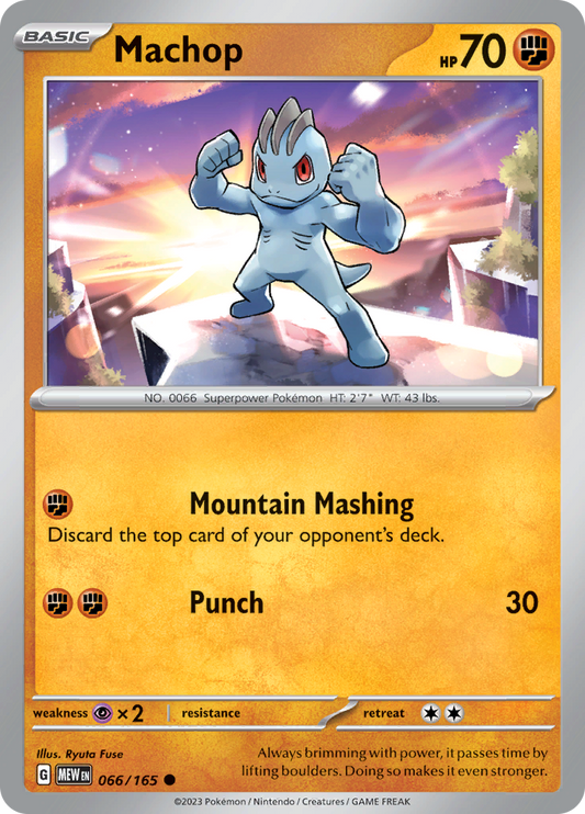Machop - 066/165 - Common (Español)