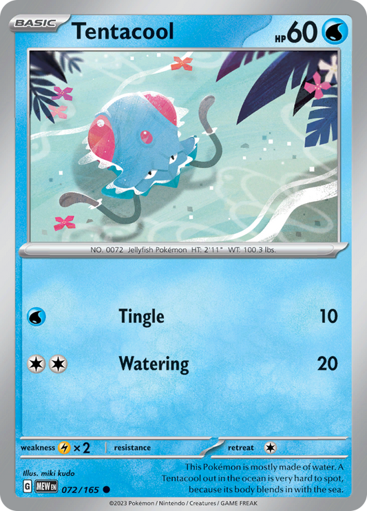 Tentacool - 072/165 - Common (Español)