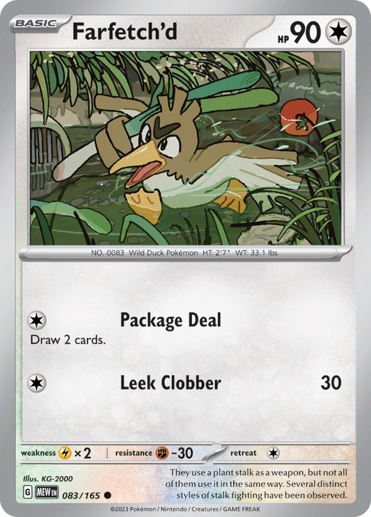Farfetch'd - 083/165 - Common