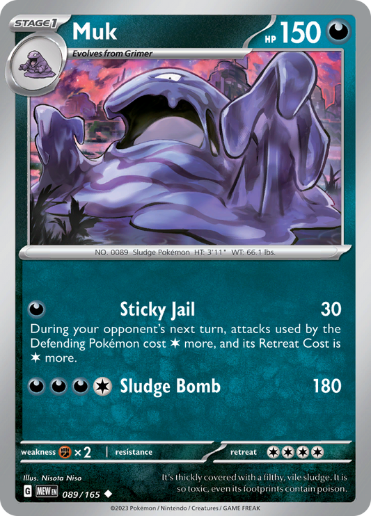 Muk - 089/165 - Uncommon (Español)