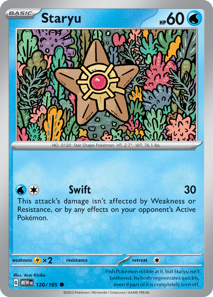 Staryu - 120/165 - Common