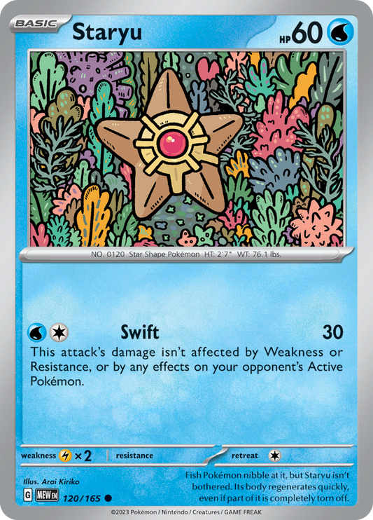 Staryu - 120/165 - Common (Español)