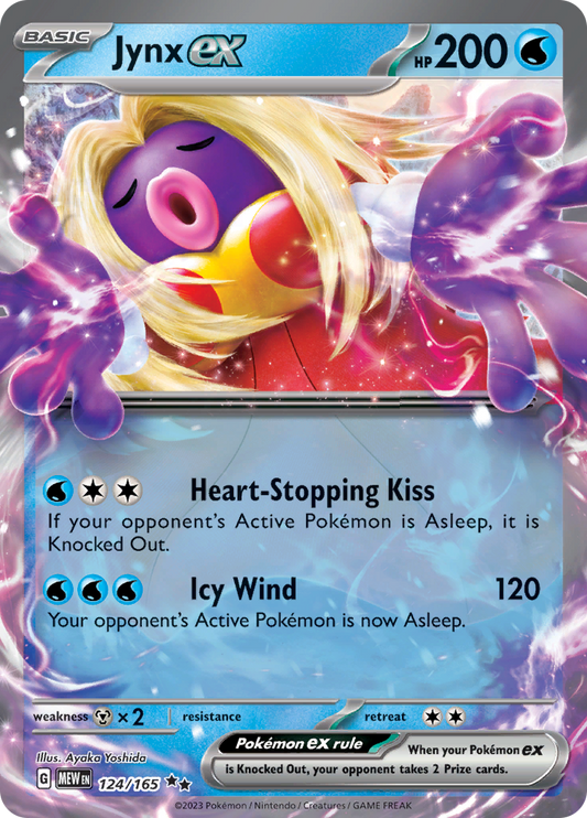 Jynx ex - 124/165 - Ultra Rare