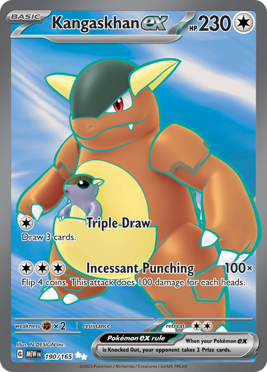 Kangaskhan ex - 190/165 - Full Art Secret Rare