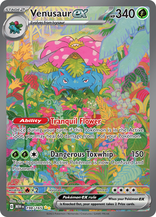 Venusaur ex - 198/165 - Special Illustration Rare - LP