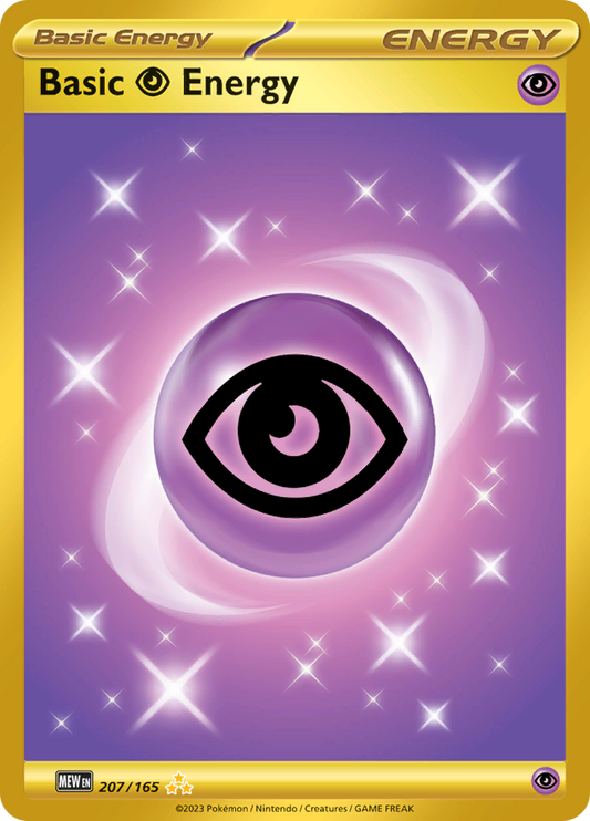 Basic Psychic Energy - 207/165 - Gold Secret Rare