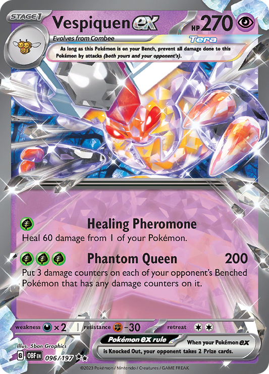 Vespiquen ex - 096/197 - Ultra Rare