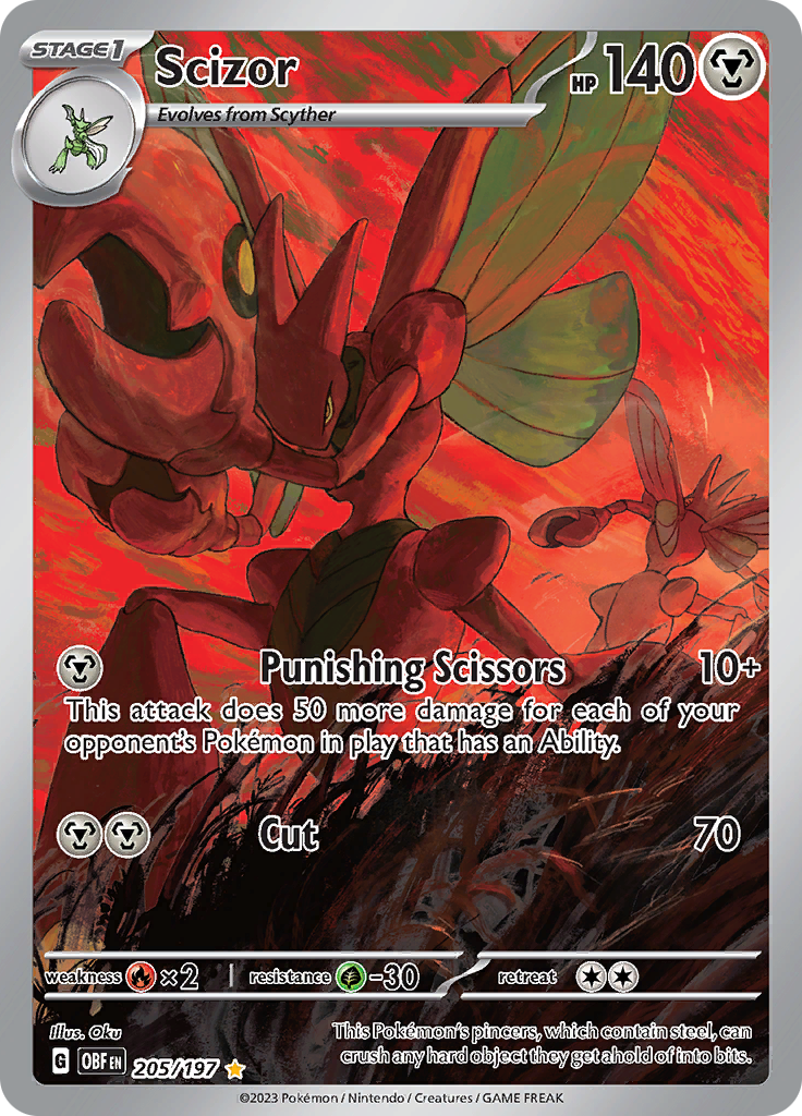 Scizor - 205/197 - Illustration Rare