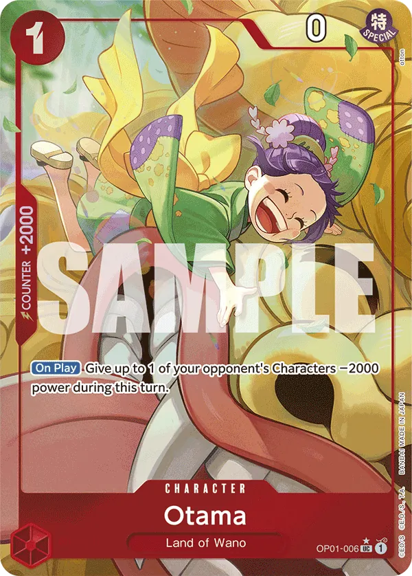 Otama - OP01-006 - Alternate Art (PRB01 V5) - OP01-006