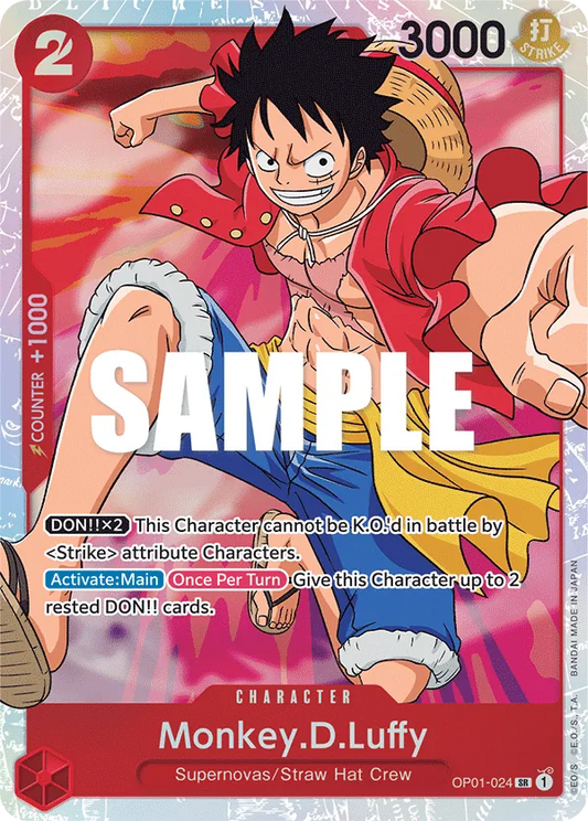 Monkey.D.Luffy - OP01-024 - Super Rare (PRB01) - OP01-024