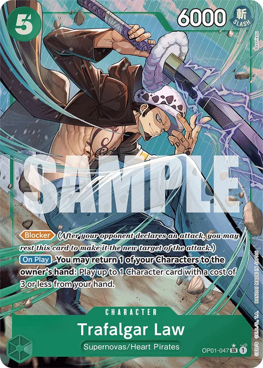 Trafalgar Law - OP01-047 - Alternate Art (PRB01 V3) - OP01-047