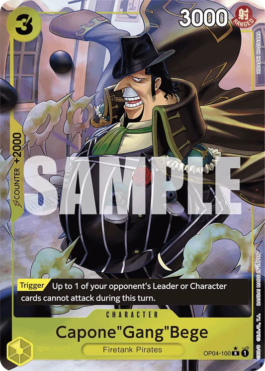 Capone"Gang"Bege - OP04-100 - Full Art (PRB01 V4) - OP04-100