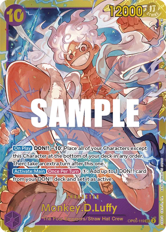 Monkey.D.Luffy - OP05-119 - Secret Rare (PRB01) - OP05-119