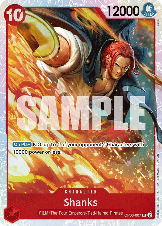Shanks - OP06-007 - Super Rare (PRB02) - OP06-007