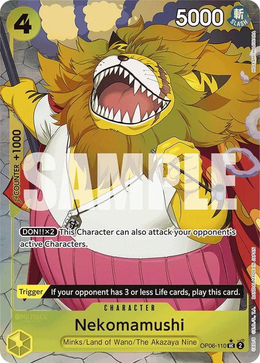 Nekomamushi - OP06-110 - Full Art (PRB01 V3) - OP06-110
