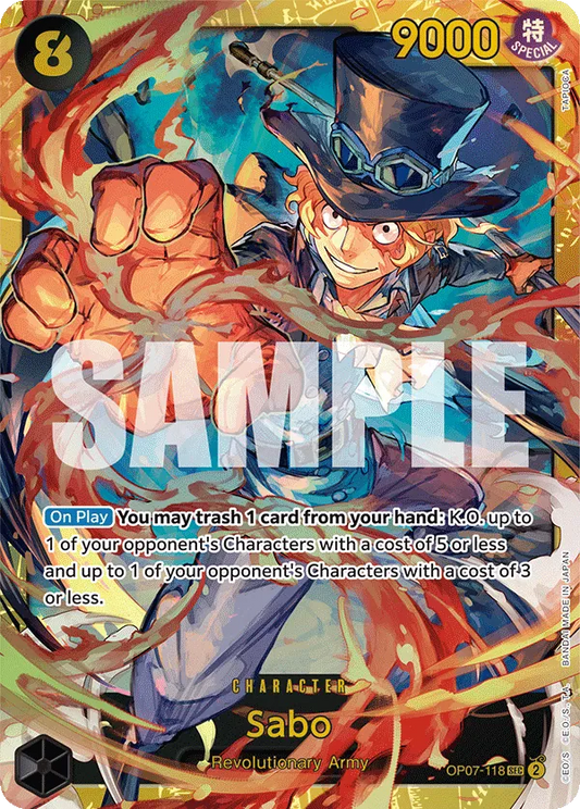 Sabo - OP07-118 - Secret Rare (PRB02) - OP07-118