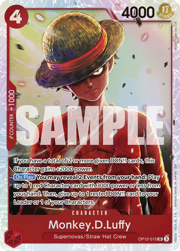 Monkey.D.Luffy - OP12-015 - Super Rare - OP12-015