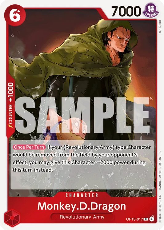 Monkey.D.Dragon - OP13-017 - Rare - OP13-017