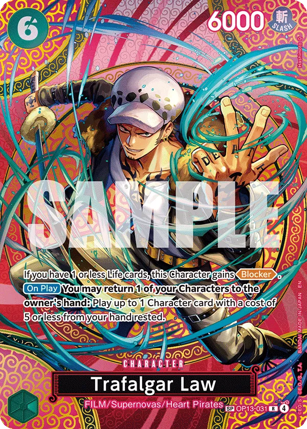 Trafalgar Law - OP13-031 - Special Card (OP15 V1) - OP13-031