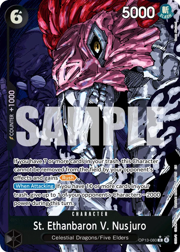 St. Ethanbaron V. Nusjuro - OP13-080 - Alternate Art - OP13-080