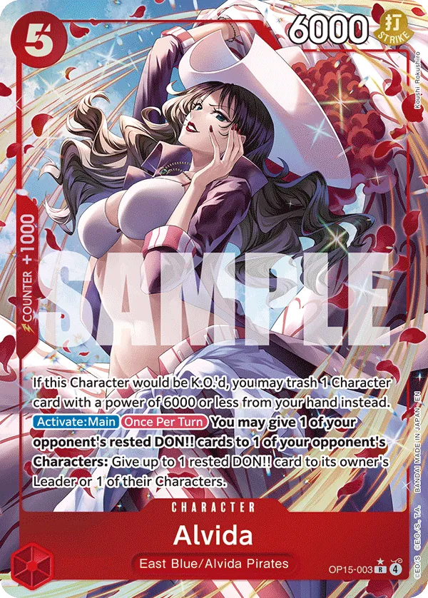 Alvida - OP15-003 - Alternate Art - OP15-003