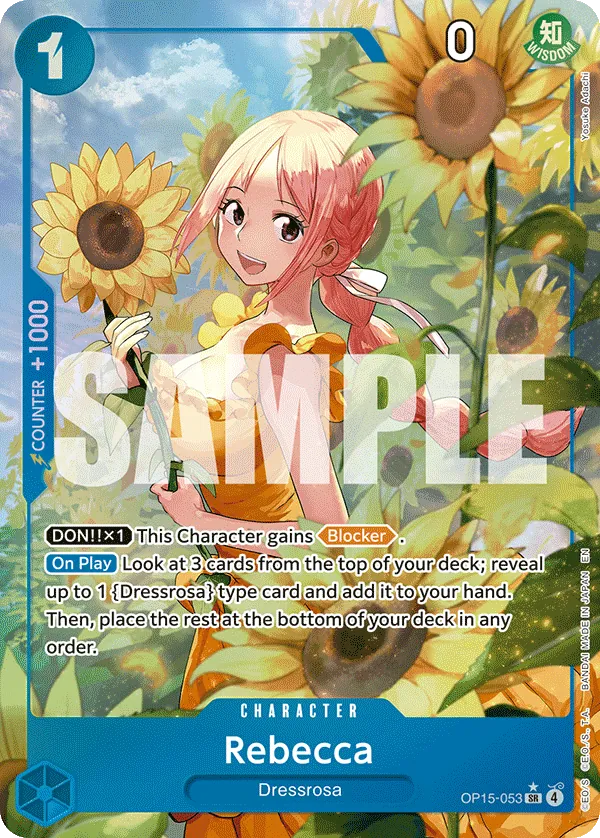 Rebecca - OP15-053 - Alternate Art - OP15-053