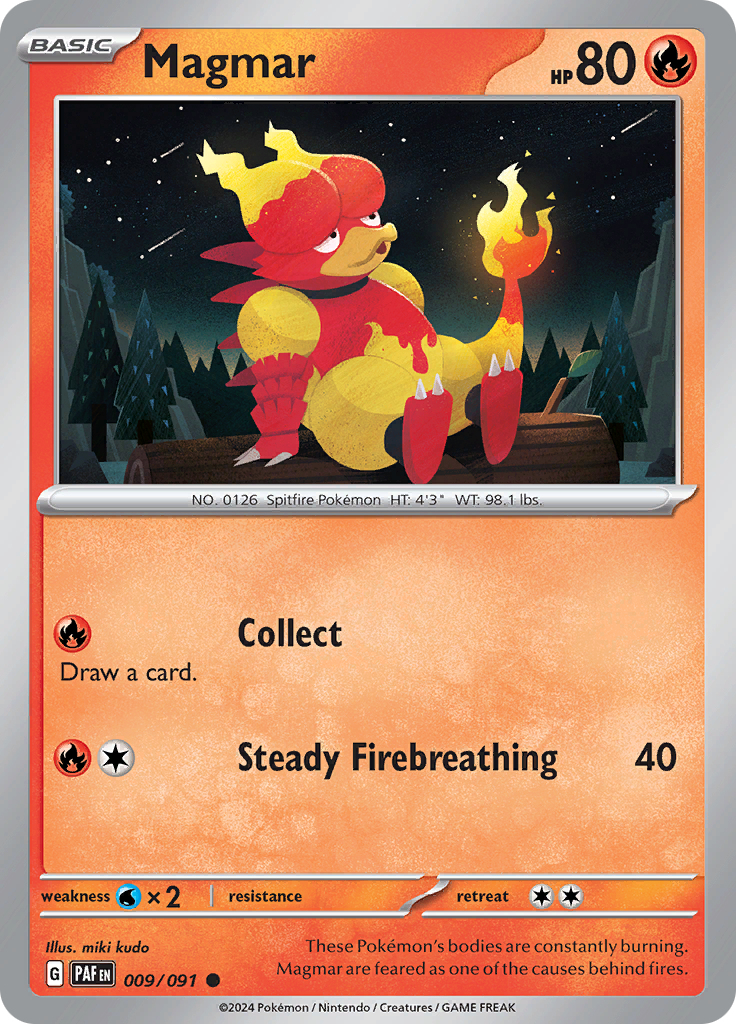 Magmar - 009/091 - Common (Español)