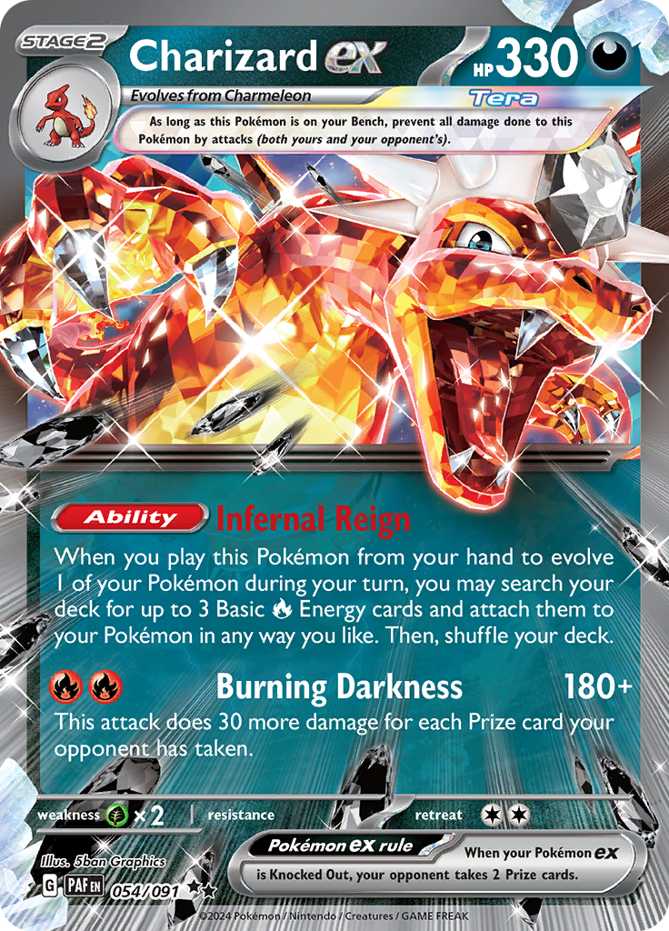 Charizard ex - 054/091 - Ultra Rare