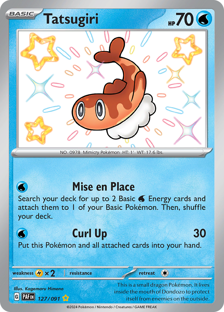 Tatsugiri - 127/091 - Shiny Rare