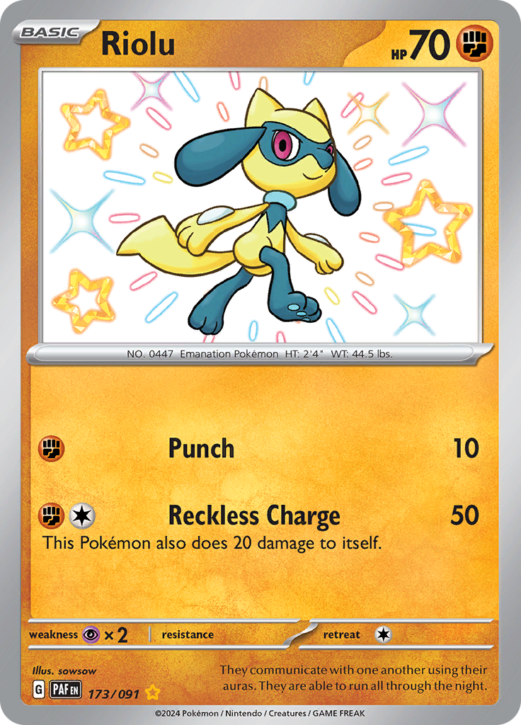 Riolu - 173/091 - Shiny Rare