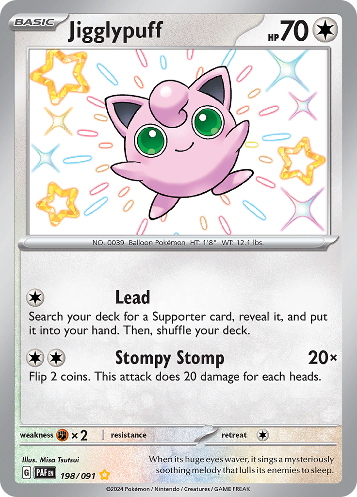 Jigglypuff - 198/091 - Shiny Rare