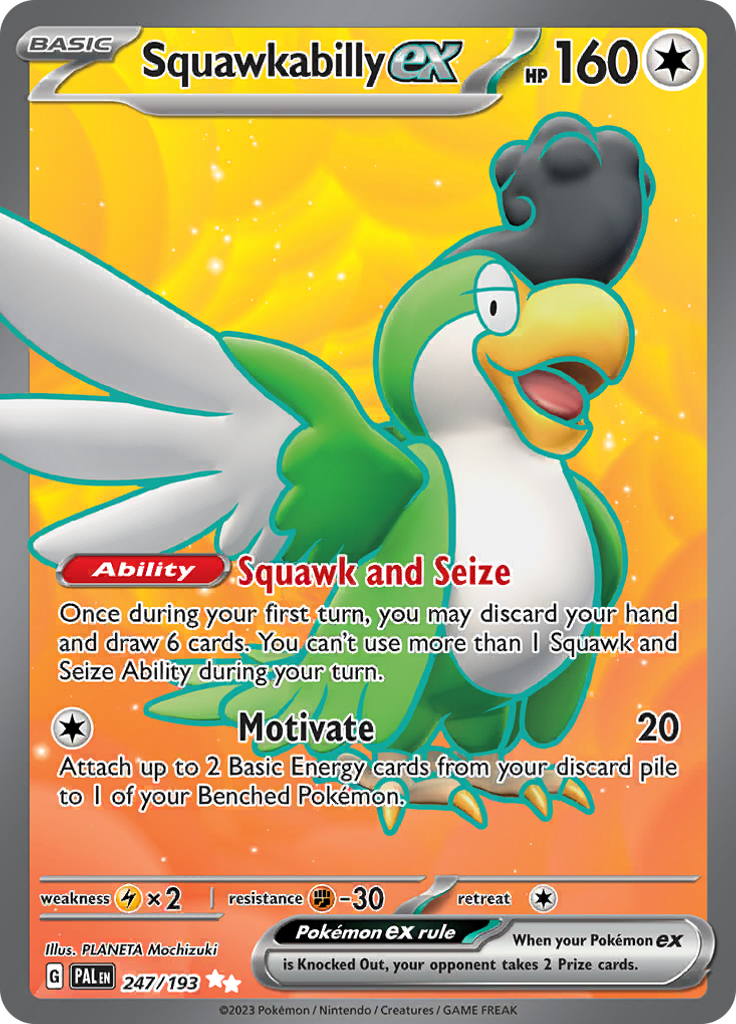 Squawkabilly ex - 247/193 - Full Art Secret Rare
