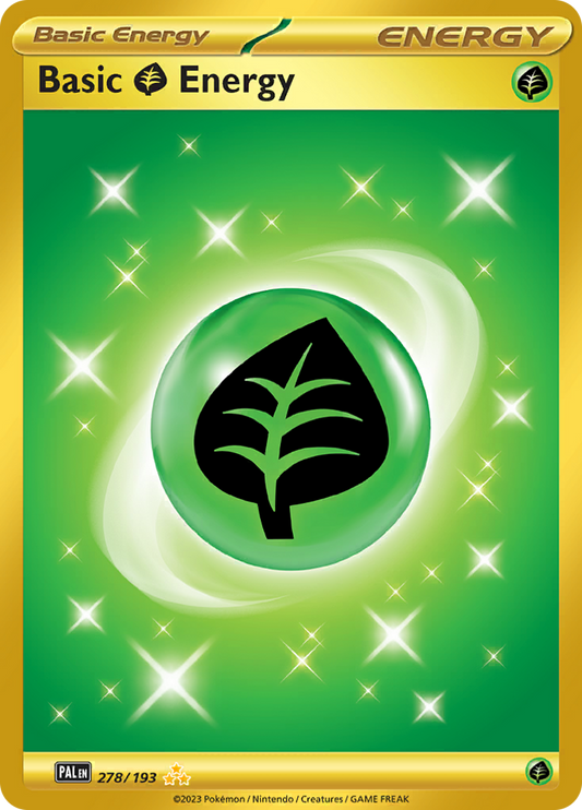 Basic Grass Energy - 278/193 - Gold Secret Rare