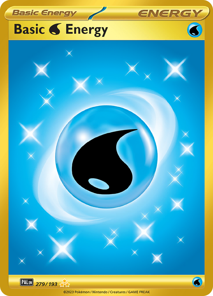 Basic Water Energy - 279/193 - Gold Secret Rare (Español)