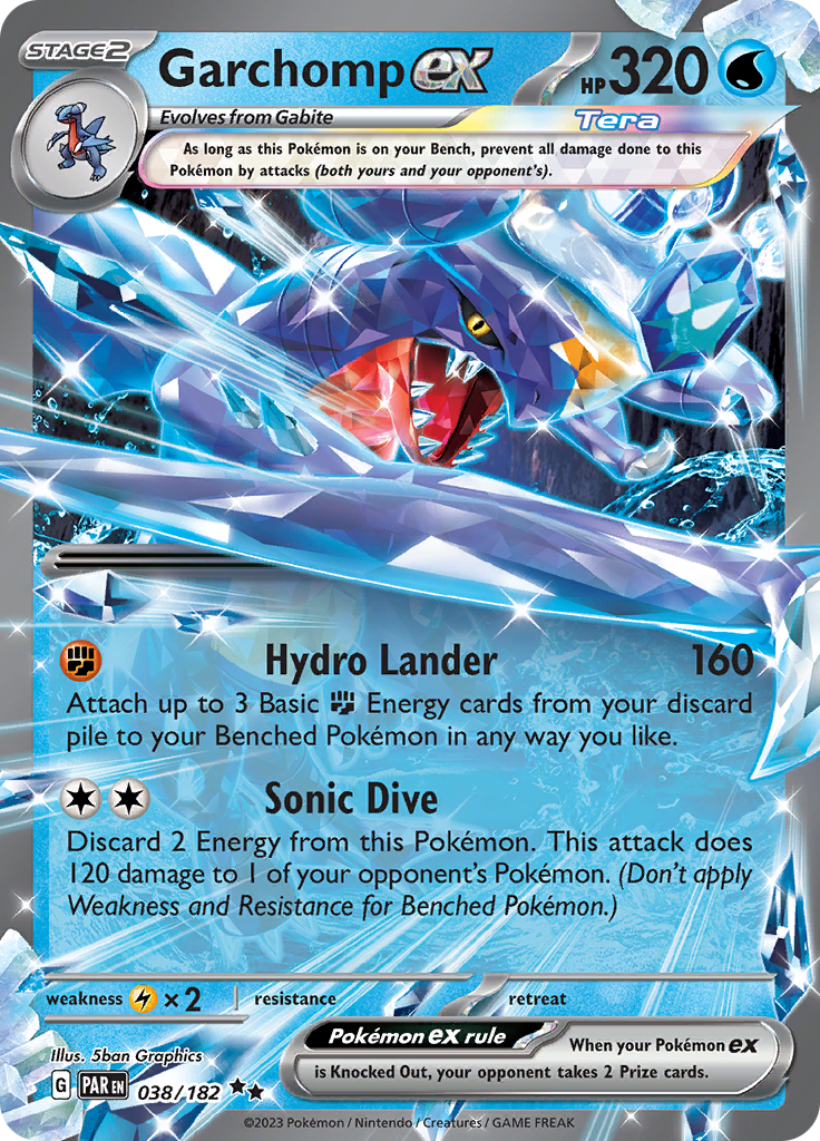 Garchomp ex - 038/182 - Ultra Rare