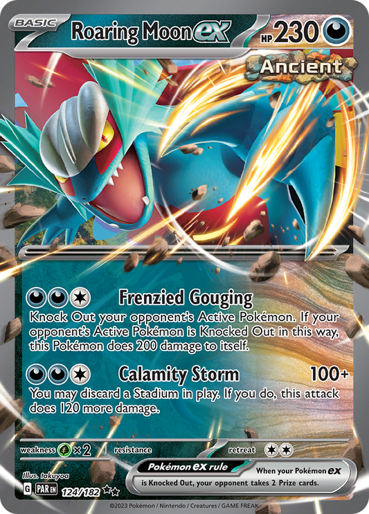 Roaring Moon ex - 124/182 - Ultra Rare