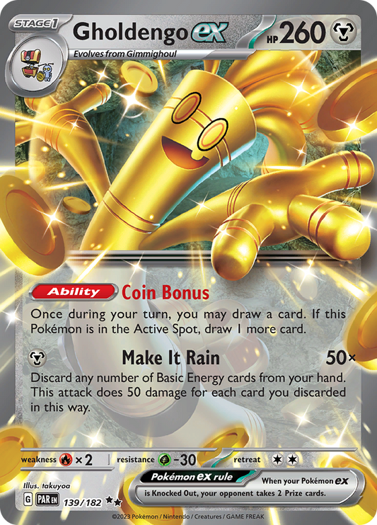 Gholdengo ex - 139/182 - Ultra Rare