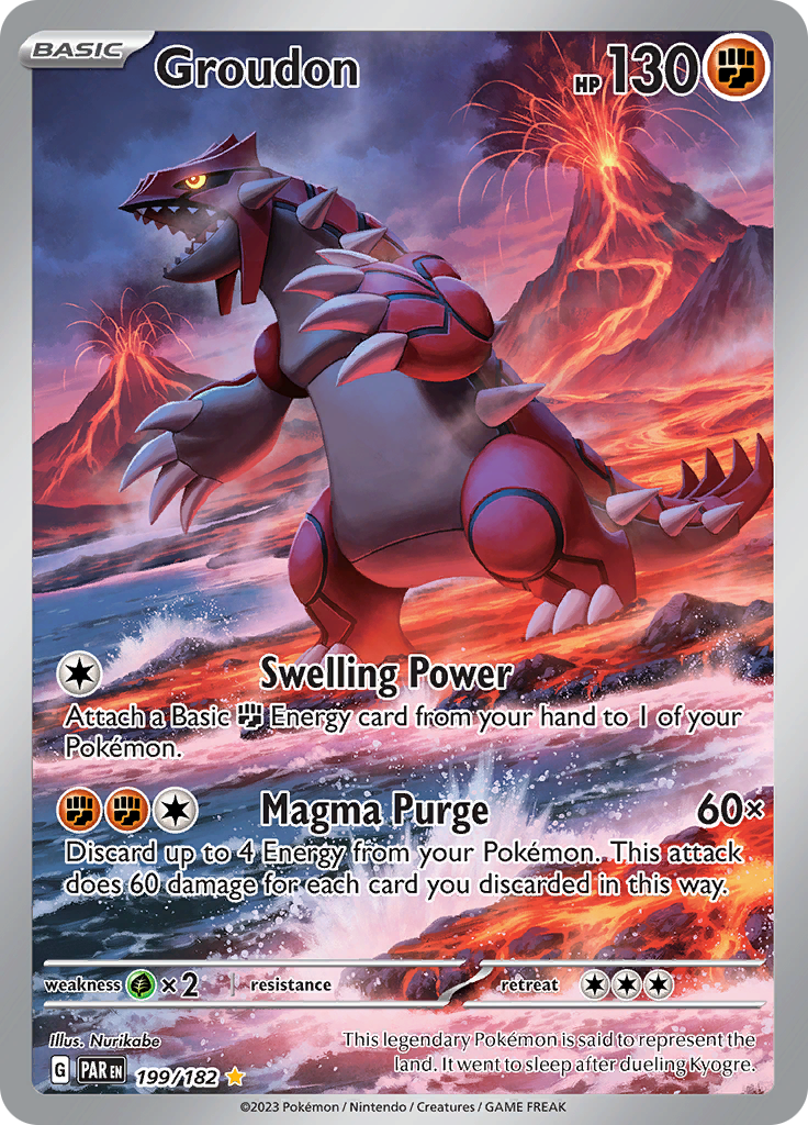 Groudon - 199/182 - Illustration Rare (Español)