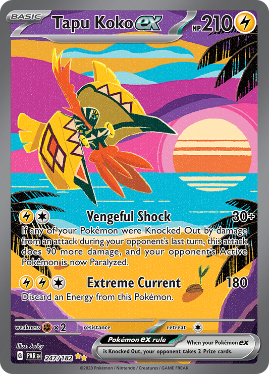 Tapu Koko ex - 247/182 - Special Illustration Rare (Español)