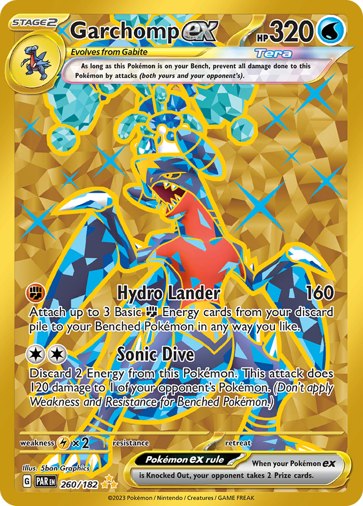 Garchomp ex - 260/182 - Gold Secret