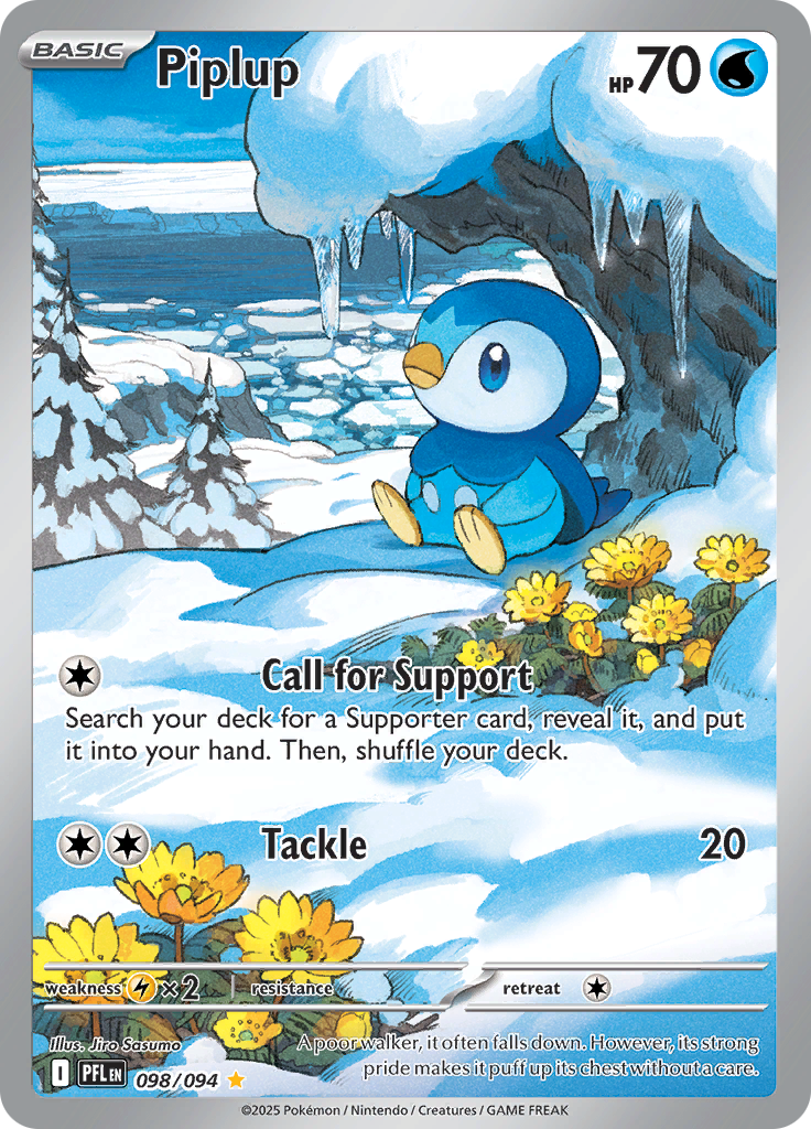 Piplup - 098/094 - Art Rare