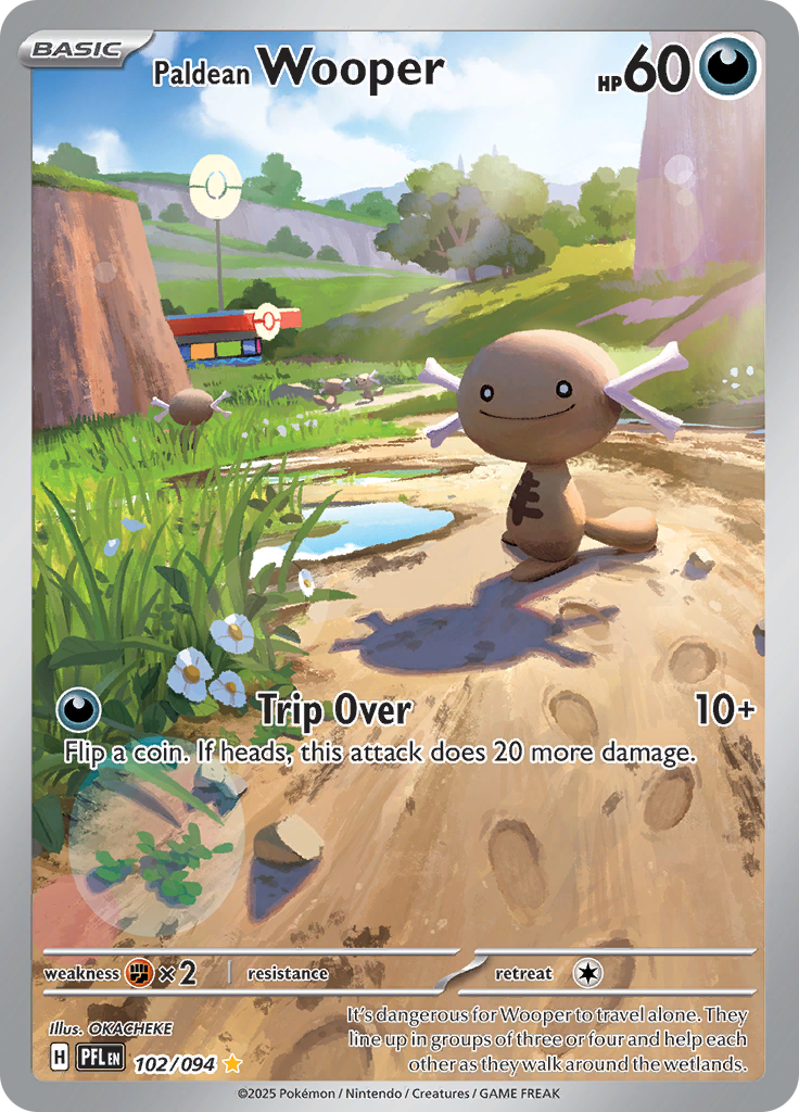 Paldean Wooper - 102/094 - Art Rare