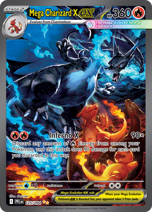 Mega Charizard X ex - 125/094 - Special Art Rare (Español)