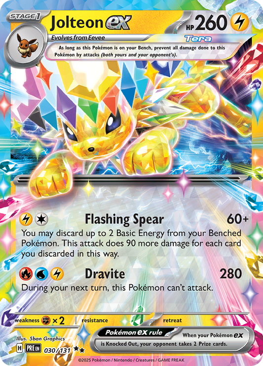 Jolteon ex - 030/131 - Ultra Rare