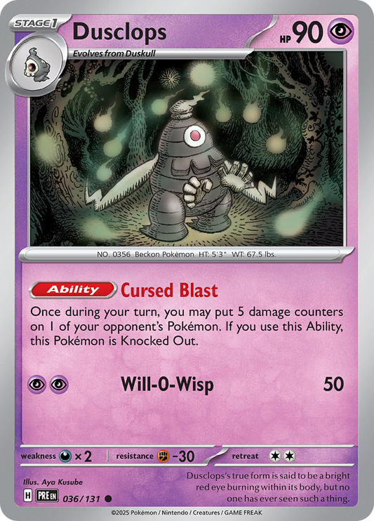 Dusclops - 036/131 - Common